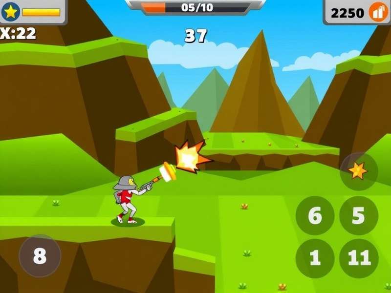 Volley Master Blaster Gameplay Screenshot
